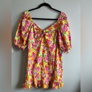 FLORAL PATTERN SUMMER DRESS